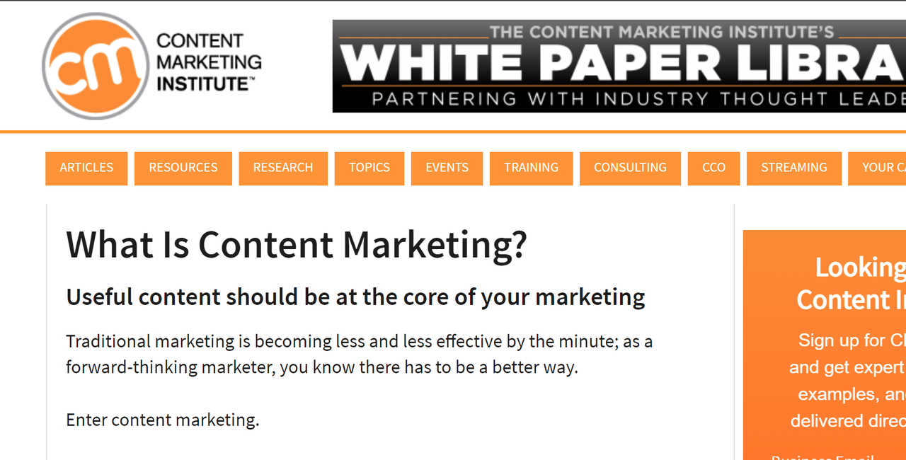 What Is Content Marketing